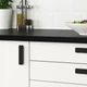 Ручка IKEA ХАККОС, антрацит, 100 мм, 303.424.79 - зображення 3