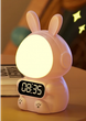 Детские часы с будильником Кролик Rabbit clock with LIGHT PINK (61901TT696) - изображение 2