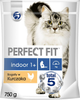  Сухий корм для дорослих котів Perfect Fit Indoor 1+ з куркою 750 г (5900951307737) - зображення 1