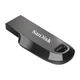 USB флеш накопитель SanDisk 256GB Ultra Curve Black USB 3.2 (SDCZ550-256G-G46) - изображение 4