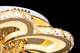 Люстра LED+хрусталь Свет SY-1605 FG золотиста з пультом 110W - изображение 3