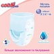 Трусики-підгузки GOO.N Plus для дітей 9-14 кг (розмір L, унісекс, 44 шт.) - зображення 8