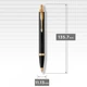 Ручка кулькова Parker IM 17 Black GT BP (22 032) - зображення 6