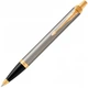 Ручка кулькова Parker IM 17 Brushed Metal GT BP (22 232) - изображение 1