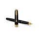 Ручка пір’яна Parker SONNET 17 Matte Black Lacquer GT FP F (84 811) - изображение 3