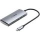 USB-хаб UGREEN CM480 USB-C to 2×USB3.2+2×USB-C Adapter 10G Grey (UGR-30758) - изображение 1