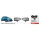 Противотуманные фары ПТФ туманки DLAA на Nissan Versa 18- NS-961 Ниссан Верса v000651 - изображение 2