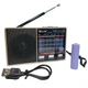 Многодиапазонное FM/AM/SW радио GOLON RX-8866 MP3-плеер, TF, USB Gold - изображение 5