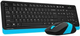 Комплект A4Tech FG1010S Wireless Blue - изображение 2