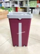 Комплект швабра с ведром на 8 л Scratch Cleaning Easy Mop с автоматическим отжимом и складной ручкой (бордо) - изображение 2