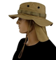 Панама тактическая Mil-Tec с хвостом защита шеи XL Койот BRIT.BOONIE R/S M.NECKFLAP COYOTE (12326105-905 XL) - изображение 4