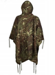 Пончо тактичне Mil-Tec One size Камуфляж Плащ-палатка RipStop PONCHO PE R/S 780GR. VEGETATO W/L (10630042) - изображение 5