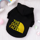 Толстовка для собак с капюшоном черная с золотым the dog face M - изображение 1