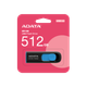 Флеш-накопичувач ADATA USB 3.2 UV 128 512Gb Black/Blue (AUV128-512G-RBE) - изображение 2
