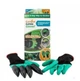 Рукавички граблі садові Garden Genie Gloves, пластикові наконечники кігті - зображення 11