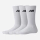 Набор мужских носков высоких хлопковых New Balance Everyday 3P LAS33863WT 35-38 3 пары Белый (196941647142) - изображение 1