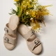 Женские шлепанцы кожаные Lasocki BARI ARC-HANKA-01 5905588396734 40 27.1 см Бежевые (5905588396789) - изображение 8