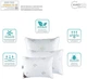 Подушка IDEIA Super Soft Classic 45x45 см в пакете Белая (482022728284009) - изображение 6