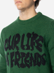 Джемпер чоловічий Olaf Stencil Knitted Crewneck "Kelly Green" M140702-KELLY-GREEN XL Зелений (8720104765880) - зображення 3