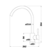 Змішувач кухонний LAMBERT Round LR3008SW - зображення 7