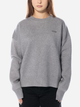 Джемпер жіночий Olaf Knit Varsity Crewneck W140703-GREY XS Сірий (8720104769864) - зображення 1