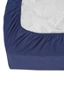 Простынь на резинке Good-Dream Бязь Premium Dark Blue 90х190 (GDCDBSHEETF090190) - изображение 2