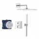 Душова система прихованого монтажу GROHE QuickFix Precision 34879000 із верхнім душем латунь хром CV033603 - зображення 8