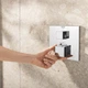 Душова система прихованого монтажу GROHE QuickFix Precision 34879000 із верхнім душем латунь хром CV033603 - зображення 4