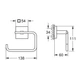 Тримач туалетного паперу Grohe QuickFix Start Cube 40978000 - зображення 2