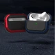 Захисний удароміцний чохол Air Case для бездротових навушників AirPods Pro / AirPods Pro 2 Black-Blue (з карабіном) - зображення 2