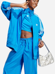 Спортивна кофта жіноча adidas Adilenium Oversized Tracksuit W "Blue Bird" IV9337 S Блакитна (4067886933293) - зображення 3