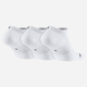 Zestaw męskich skarpet Nike Jordan Brand Jumpman No-Show 3-Pack "White" SX5546-100 L 3 par Biały (659658604315) - obraz 2