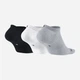 Набор мужских носков коротких хлопковых Nike Jordan Brand Jumpman No-Show SX5546-018 46-50 3 пары Разноцветный (883419009433) - изображение 2