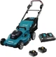 Газонокосилка самоходная аккумуляторная Makita DLM539CT2 (53 см, 20-100 мм, 70 л, LXT) - изображение 1