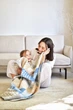 Плед-покрывало Papaella Baby 90х120 см Киса Голубой (4820182658150_1) - изображение 2
