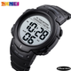 Мужские тактические электронные часы Skmei Neon 1560BK черные - изображение 4