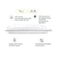Подушка MirSon 1278 Royal Pearl Hand Made с эвкалиптом Мягкая 40х60 см (2200001519503) - изображение 3