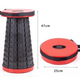 Кемпинговый стул Telescopic stool Табурет походный складной телескопический 47см до 150кг Красный - изображение 5