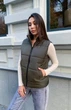 Жіночий теплий жилет дутий KML 0025 XL (50-52) Хакі ( 0025/4 С ) - зображення 3