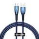 Кабель Baseus Glimmer Series 1 m USB-Type-C 100W CADH000403 блакитний - зображення 1
