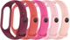 Комплект ремешков ArmorStandart для Xiaomi Mi Smart Band 7/6/5 New Style 5 шт Pink Punch (ARM75066) - изображение 2