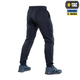 Штани xl/r stealth navy m-tac dark cotton blue - зображення 5