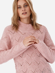 Sweter z golfem damski Tatuum TILI 1 T2123.237 L Różowy (5900380979987) - obraz 3