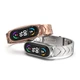 Ремінець металевий MiJobs V-shape для браслета Xiaomi Mi Band 7 Gold Rose Gold Rose (mrk2482) - зображення 2