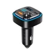 FM модулятор XO BCC08 автомобільний зарядний пристрій MP3/PD/2USB/3,1A Чорни (XO-BCC08) - изображение 1