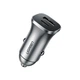 Зарядное устройство Ugreen CD130 20W USB + Type-C PD Car Charger (Gray) (30780) - изображение 2