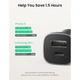Зарядное устройство Ugreen CD130 20W USB + Type-C PD Car Charger (Gray) (30780) - изображение 3