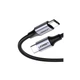 Дата кабель Type-C - Type-C 1.0m US261 3A Alum. Braid Gray\Black Ugreen (50150) - изображение 1