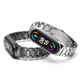 Ремешок MiJobs Plus металлический для Xiaomi Mi Band 5/6/4/3 Серебристый (mrk3003) - изображение 2