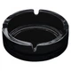 Набір попільничок круглих Ashtray Black 107мм 2шт (184200) - зображення 1
